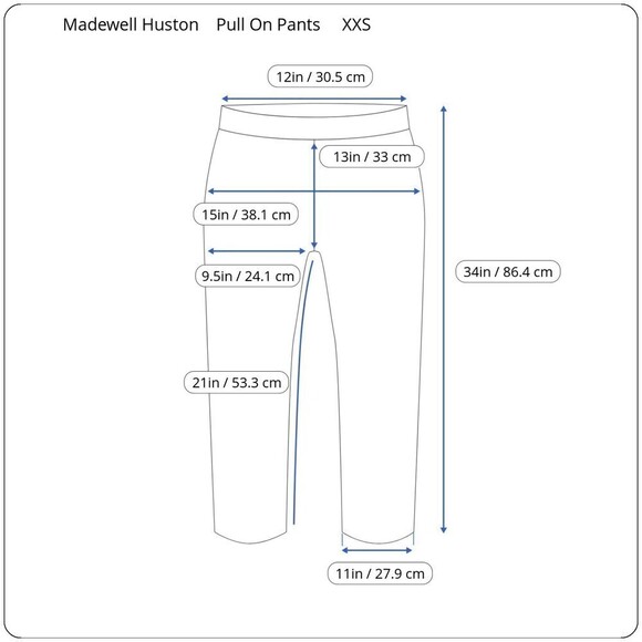 Madewell Huston Size XXS Linen Cotton Wide Leg Evely Stripe Pull On Crop Pants - Picture 9 of 13